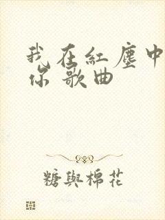 我在红尘中遇见你 歌曲