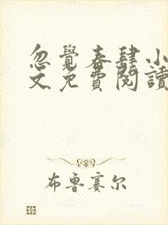 忽觉春肆小说全文免费阅读无弹窗