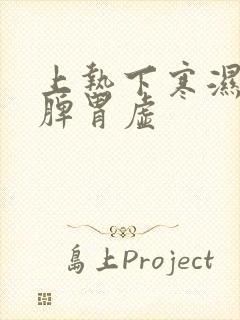 上热下寒湿气重脾胃虚