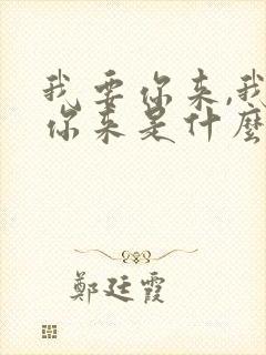 我要你来,我要你来是什么歌