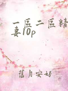 一区二区精品人妻10p