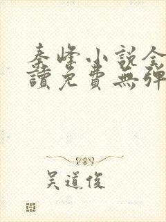 秦峰小说全文阅读免费无弹窗