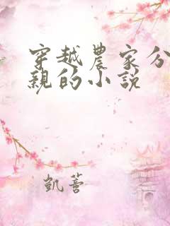 穿越农家分家断亲的小说