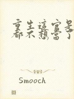 重生这官是一天都不想当了小说