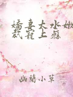 娇妻太水嫩,总裁宠上瘾