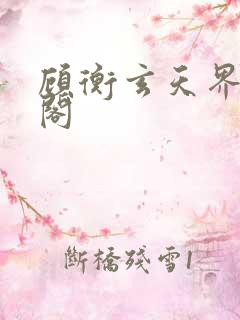 顾衡玄天界笔趣阁