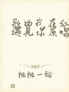 歌曲我在红尘中遇见你原唱