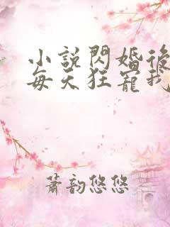小说闪婚后大叔每天狂宠我免费阅读