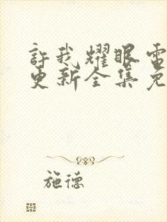 许我耀眼电视剧更新全集免费观看