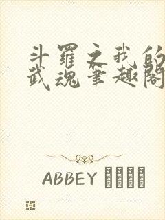 斗罗之我的异火武魂笔趣阁