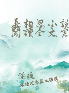 长相思小说免费阅读全文完结版2