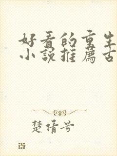 好看的重生穿越小说推荐古代