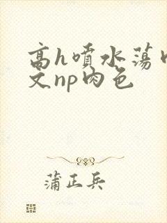 高h喷水荡肉爽文np肉色