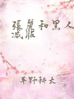 张丽和黑人无删减版