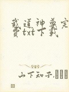 武道神尊完整免费txt下载