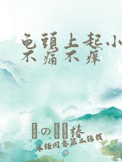 龟头上起小肉粒不痛不痒