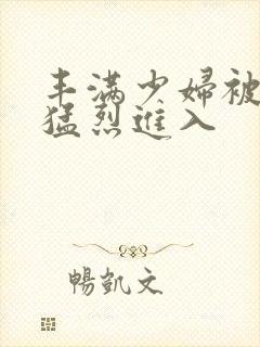 丰满少妇被粗大猛烈进入