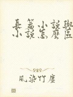 长篇小说与短篇小说怎么区分