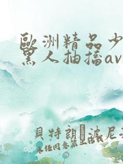 欧洲精品少妇被黑人抽搐av