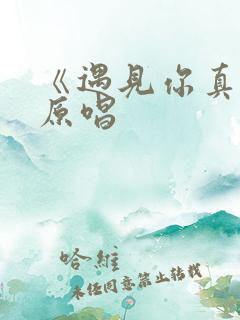 《遇见你真好》原唱