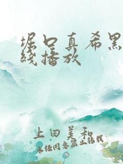 堀口真希黑人在线播放