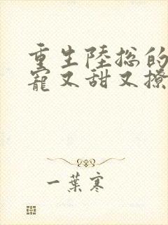 重生陆总的心尖宠又甜又撩