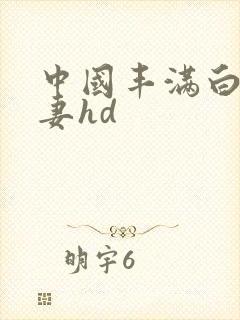 中国丰满白嫩人妻hd