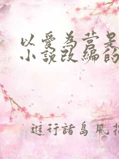 以爱为营是哪个小说改编的