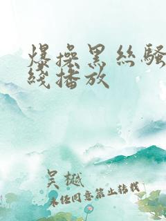 爆操黑丝骚货在线播放