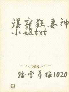 爆宠狂妻神医五小姐txt