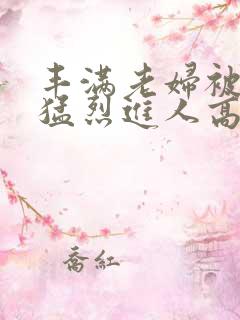 丰满老妇被粗大猛烈进人高清