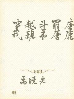 穿越斗罗唐三是我亲弟唐鹿