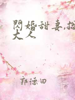 闪婚甜妻,总裁大人