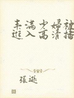 丰满少妇被猛烈进入高清播放在线观看