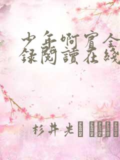 少年啊宾全文目录阅读在线