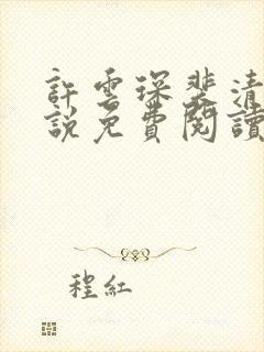 许云琛裴清欢小说免费阅读无弹窗