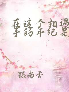 在这个相遇又分手的年纪是什么歌