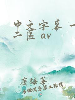 中文字幕 一区二区 av