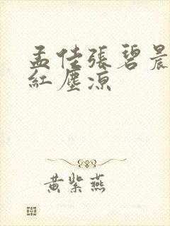 孟佳张碧晨三拜红尘凉