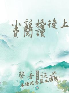 小说婚后上瘾免费阅读