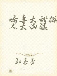 娇妻太甜总裁大人太凶猛