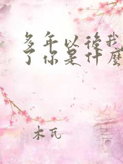 多年以后我就成了你是什么歌