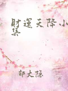 财运天降小说全集