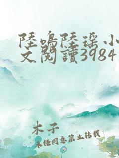 陆鸣陆瑶小说全文阅读3984章