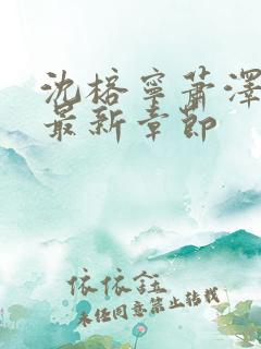 沈榕宁萧泽小说最新章节