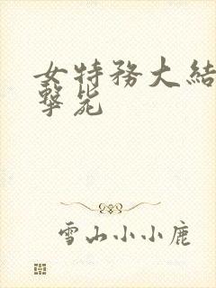 女特务大结局被击毙