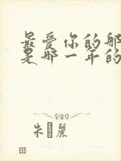 最爱你的那十年是哪一年的小说