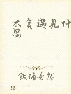 不负遇见什么意思