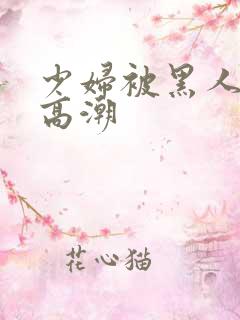 少妇被黑人插入高潮