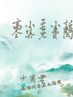 高小柔小说在线全集免费阅读